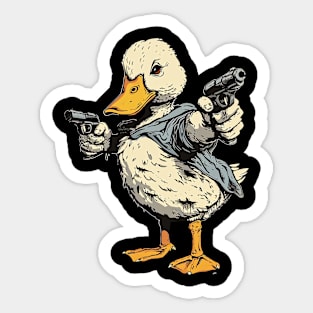 killer duck Sticker